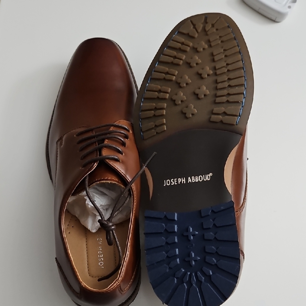 Joseph Abboud Men's Rich Brown Thorton Plain Toe Size 9
